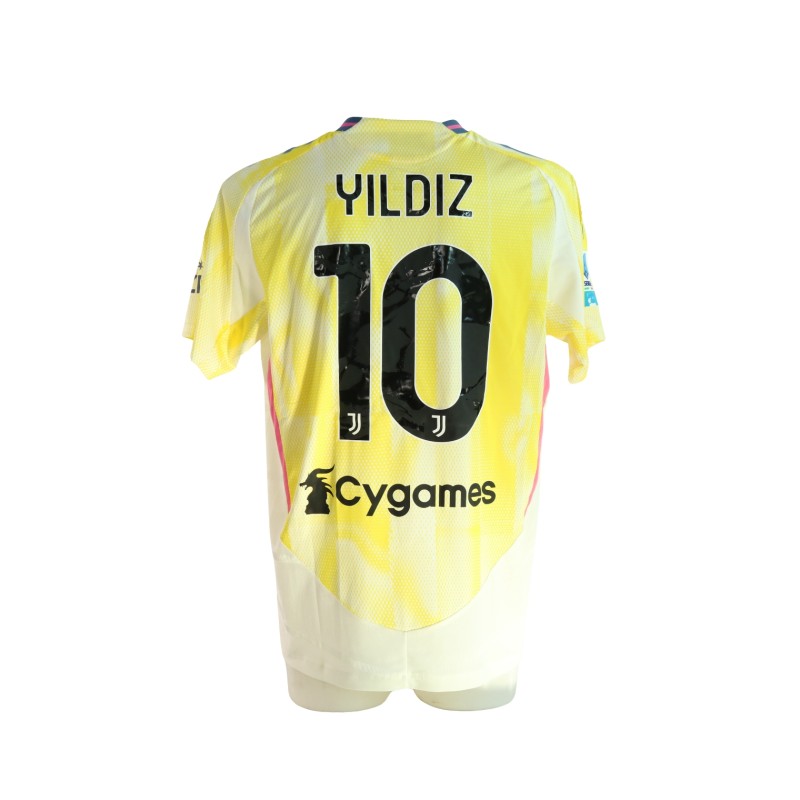 Yildiz's Juventus Match-Issued Shirt, 2024/25