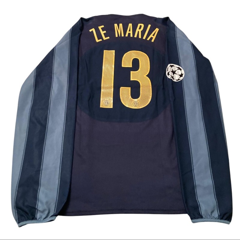 Ze Maria's Inter Milan Match-Worn Shirt, UCL 2005/06