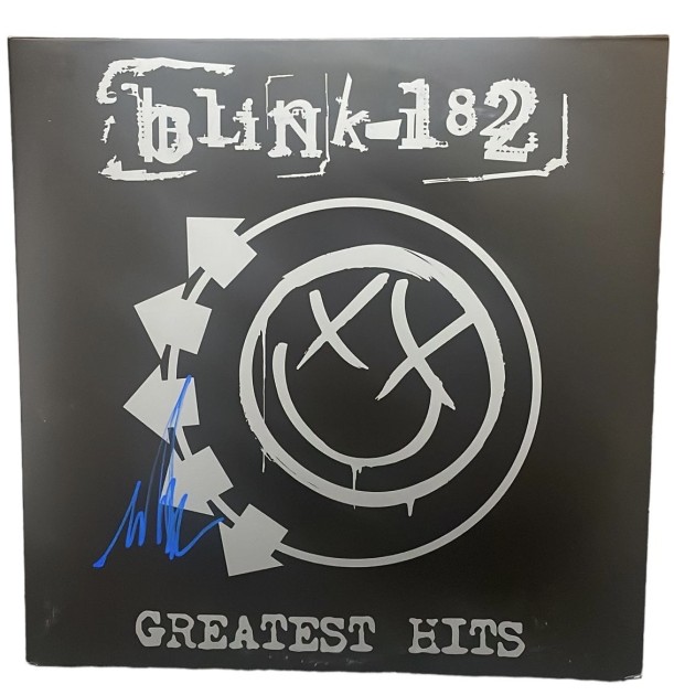 Mark Hoppus of Blink 182 Signed Vinyl LP
