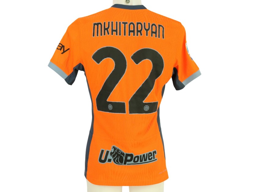 Mkhitaryan's Inter Match-Issued Shirt, Serie A 2023/24