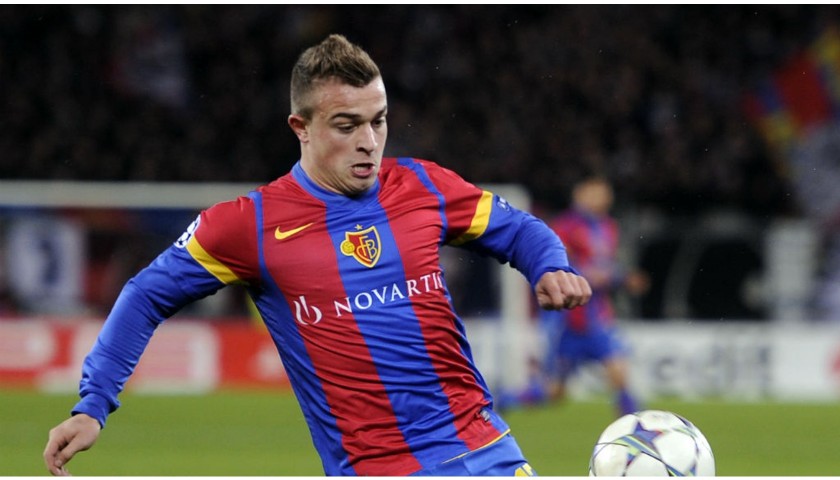 Shaqiri's Official Basel Signed Shirt, 2011/12