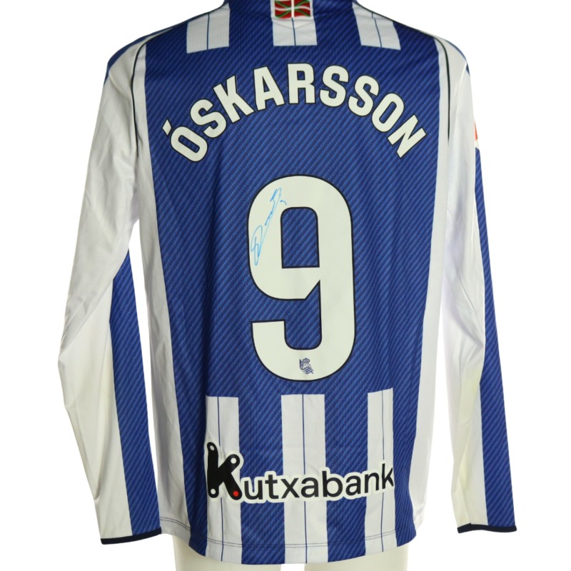 Oskarsson's Signed Unwashed Shirt, Real Sociedad vs Real Betis 2026