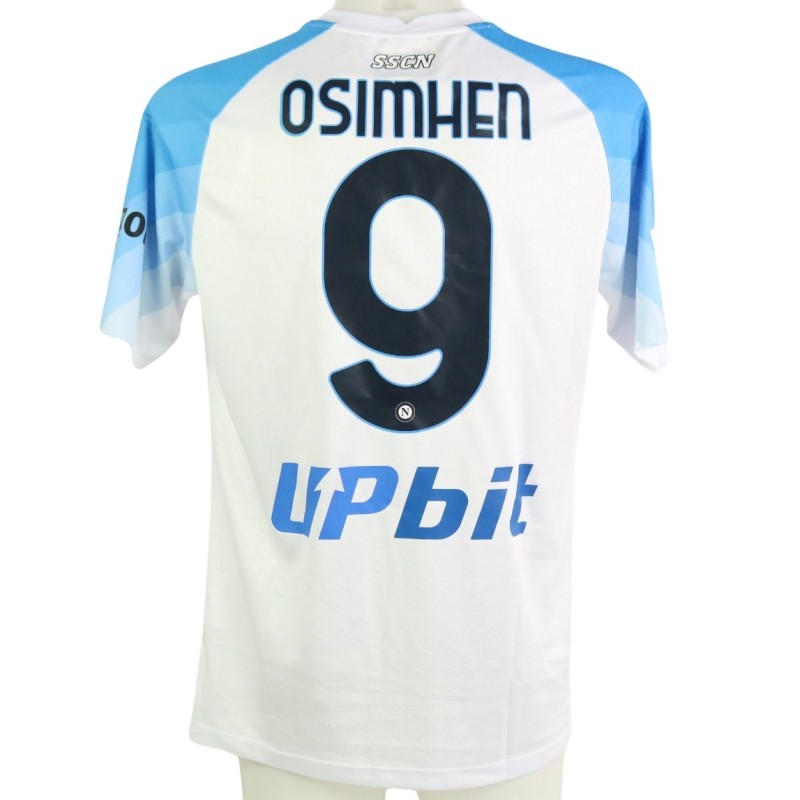 Osimhen's Napoli Match-Issued Shirt, 2022/23