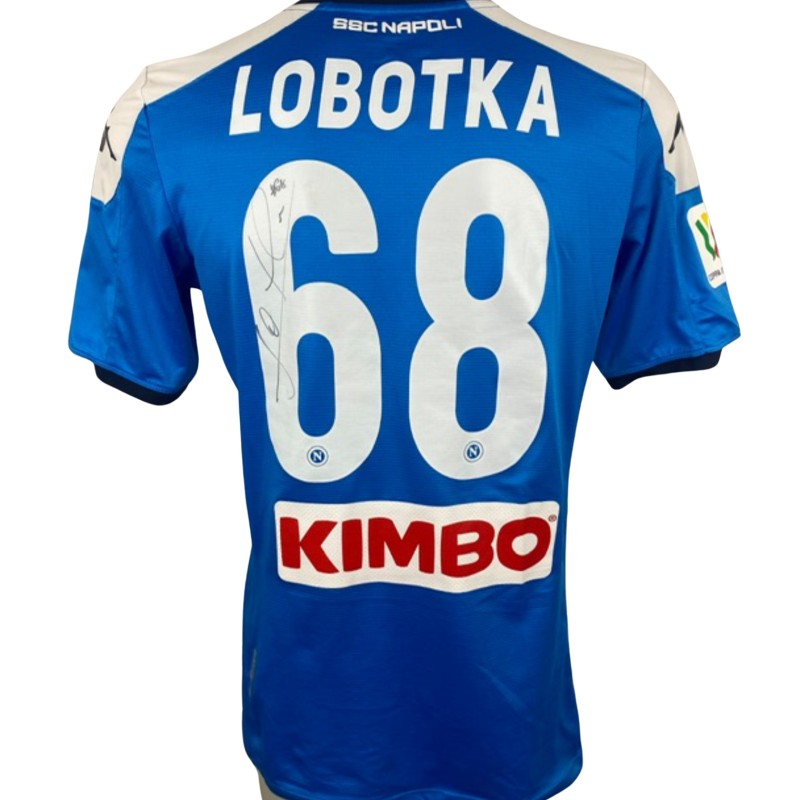 Lobotka's Signed Match-Issued Shirt, Inter vs Napoli Coppa Italia Semi-Final 2019/20