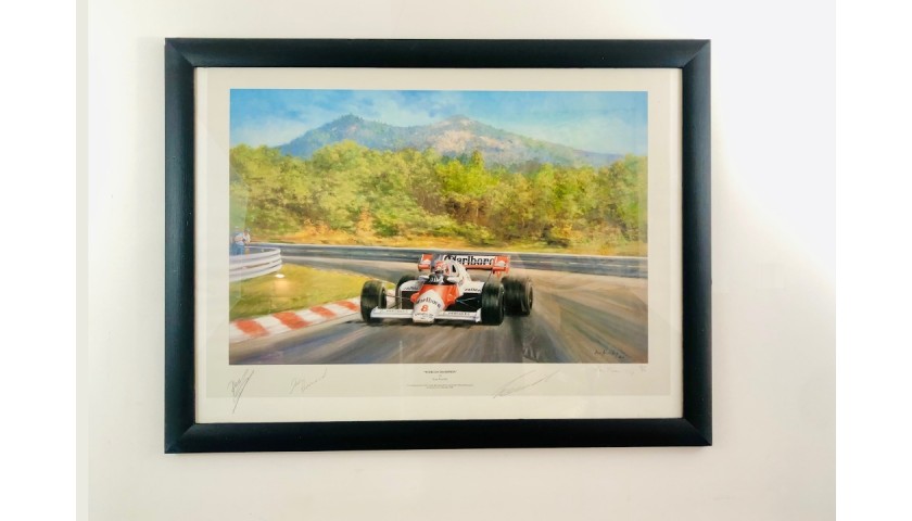 Niki Lauda 1984 Signed Print