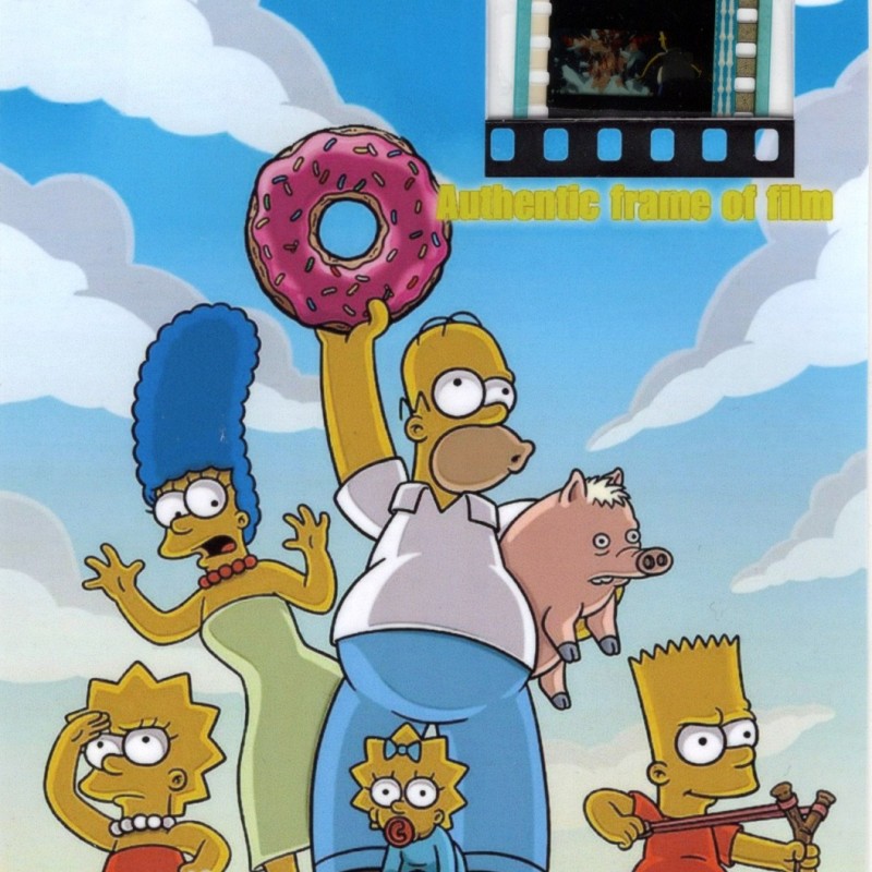 Card con frammenti originali della pellicola I Simpson - Il film
