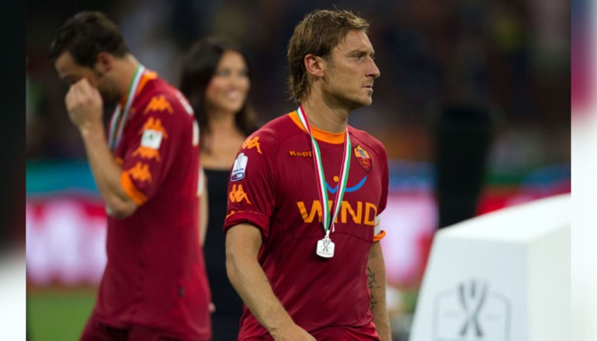 Totti's Roma Signed Match Shirt, Italian Super Cup 2010 