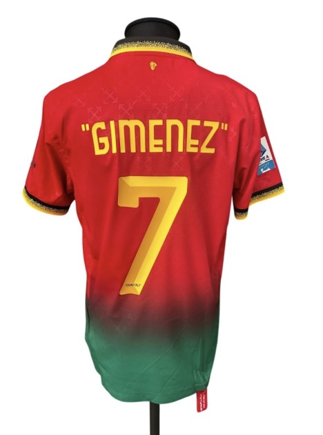 Gimenez's AC Milan x Off White Official Special Shirt, 2024/25