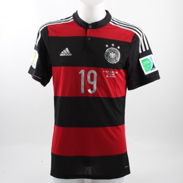 Gotze worn shirt, Brazil-Germany, 7/8/14, World Cup 2014 Semifinal