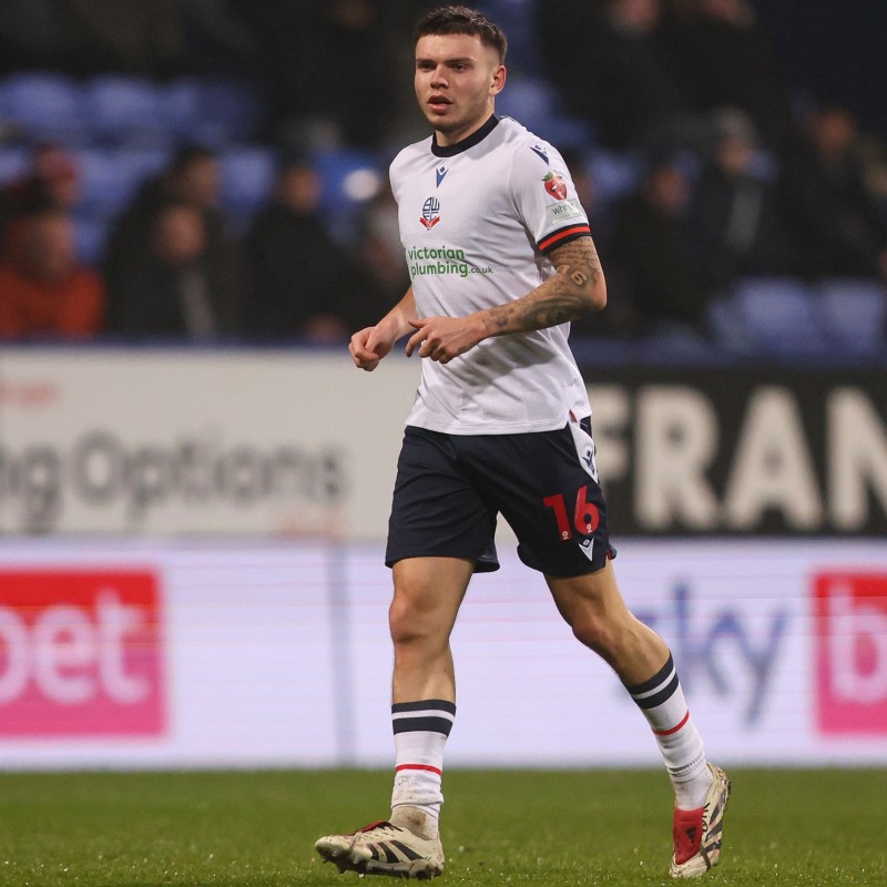 Maglia Unwashed Aaron Morley Bolton Wanderers, vs Charlton - Autografata