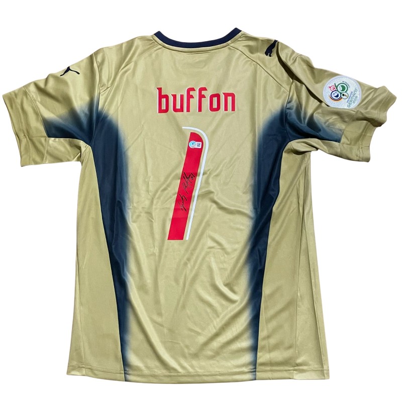 Gianluigi Buffon's Italy World Cup 2006 Signed Replica Shirt