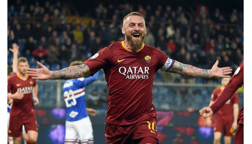 Maglia Ufficiale De Rossi, 2018/19 - Autografata - Speciale Infinito