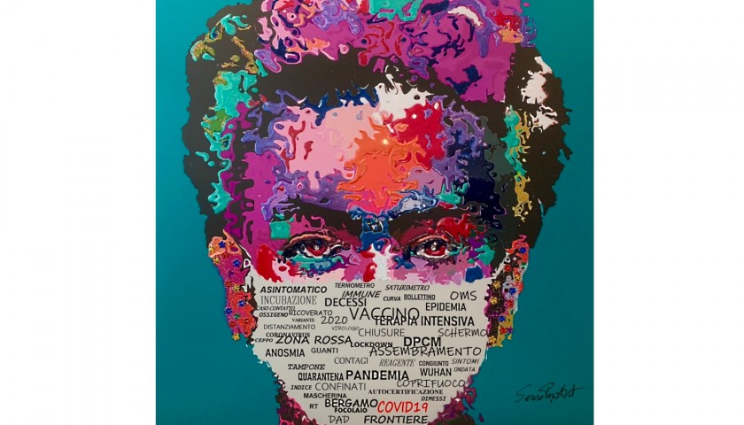 "Frida Kahlo" by Serero Pop Art