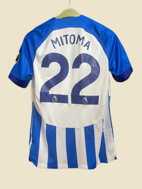 Mitoma's Brighton & Hove Albion FC Premier League Match-Issued Poppy Shirt