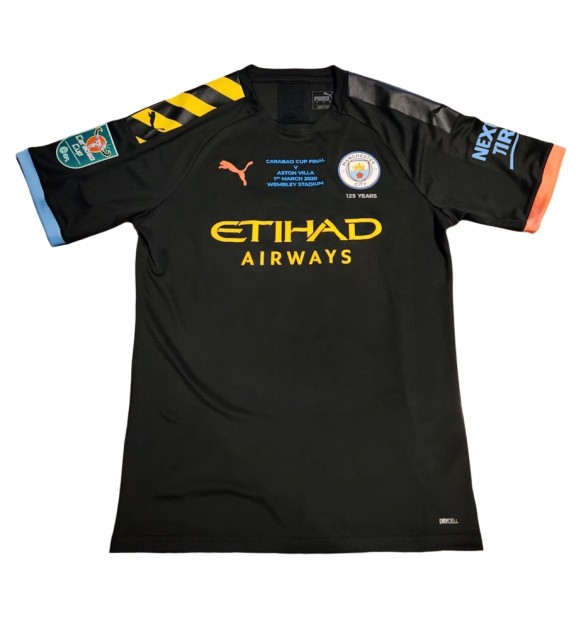 Maglia gara De Bruyne EFL Cup Manchester City vs Aston Villa