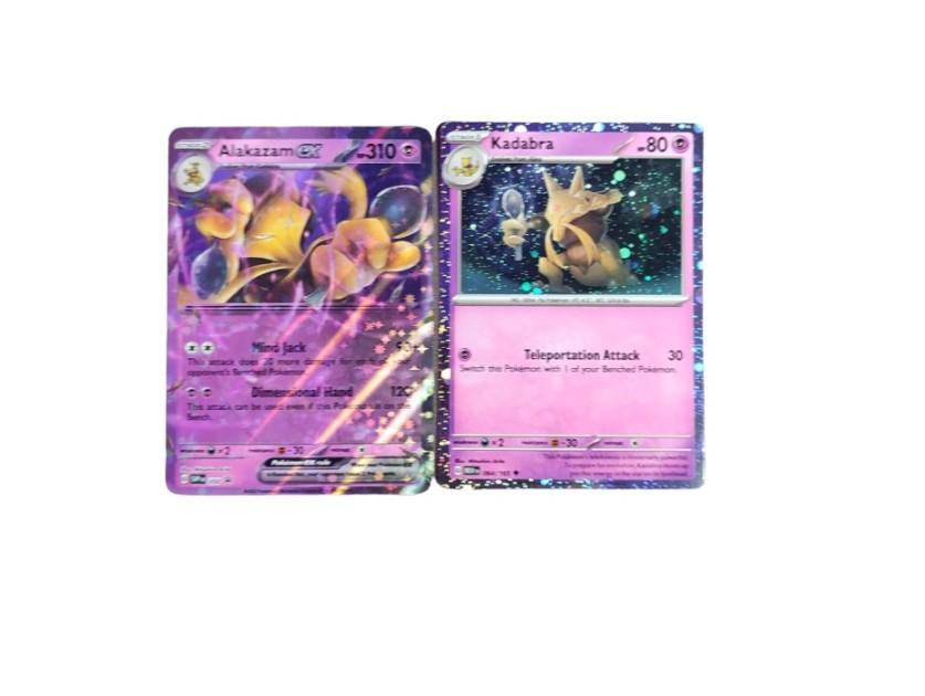 Kadabra and Alakazam Ex in English, Near Mint