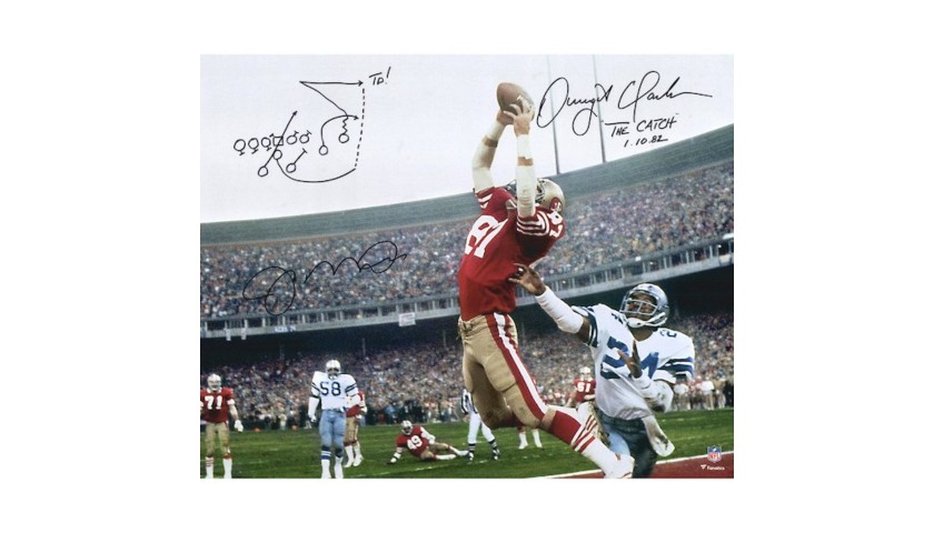 NFL Dwight Clark Signed Photos, Collectible Dwight Clark Signed Photos