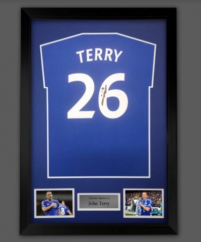 John Terry's Chelsea Signed and Framed Shirt 