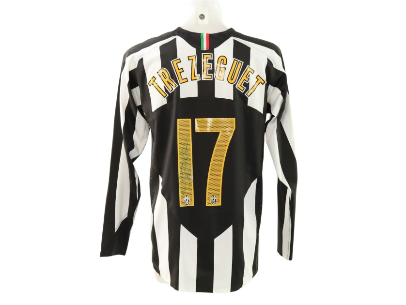 Trezeguet's Juventus Signed Issued Shirt, UCL 2005/06