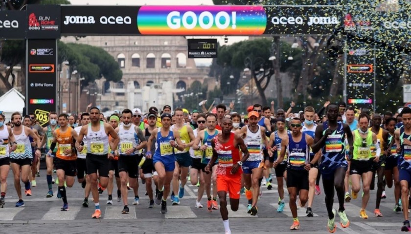Un pettorale per la maratona di Roma con soggiorno in hotel per due persone