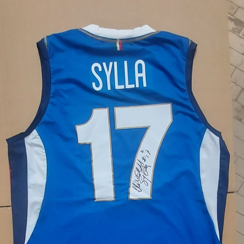 Italy Volleyball Team Jersey Signed by Miriam Sylla