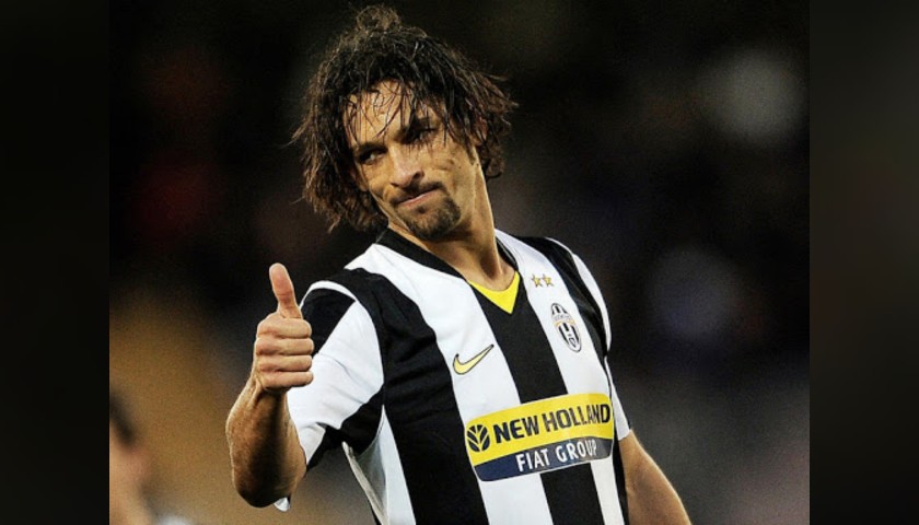 Amauri's Match-Issued Shirt, Juventus-Lazio 2009