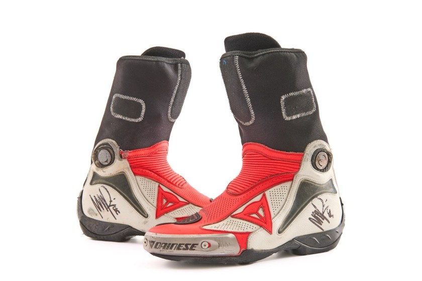 Mattia Pasini's Signed and Worn Boots