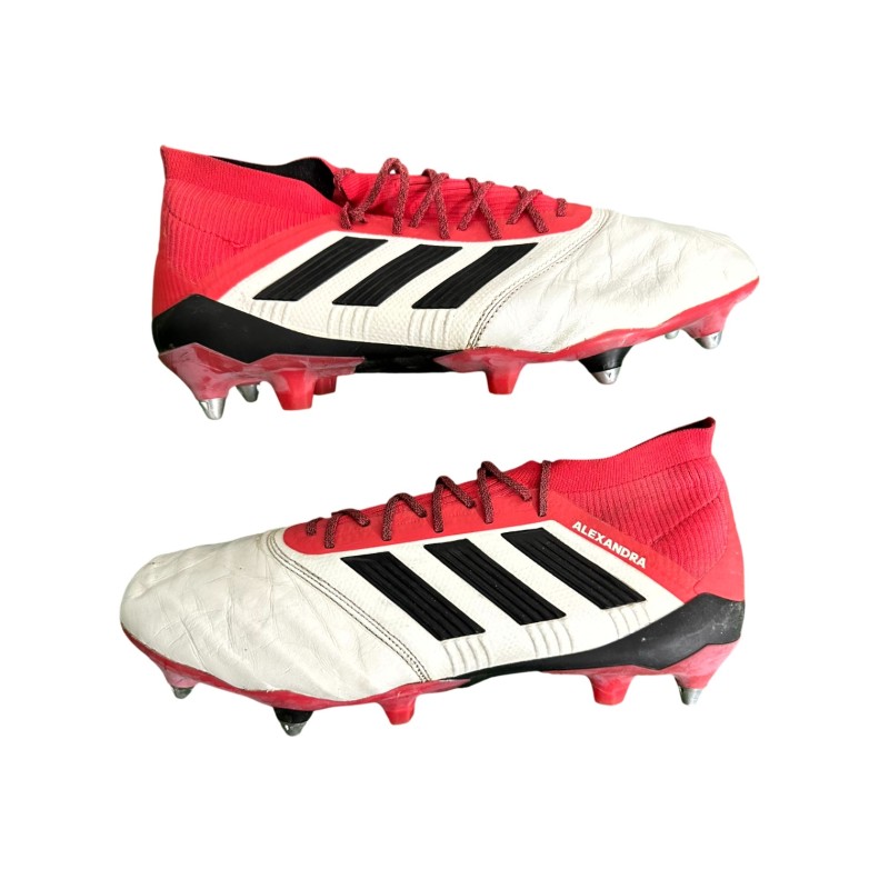 Radu's Lazio Match-Worn Adidas Shoes