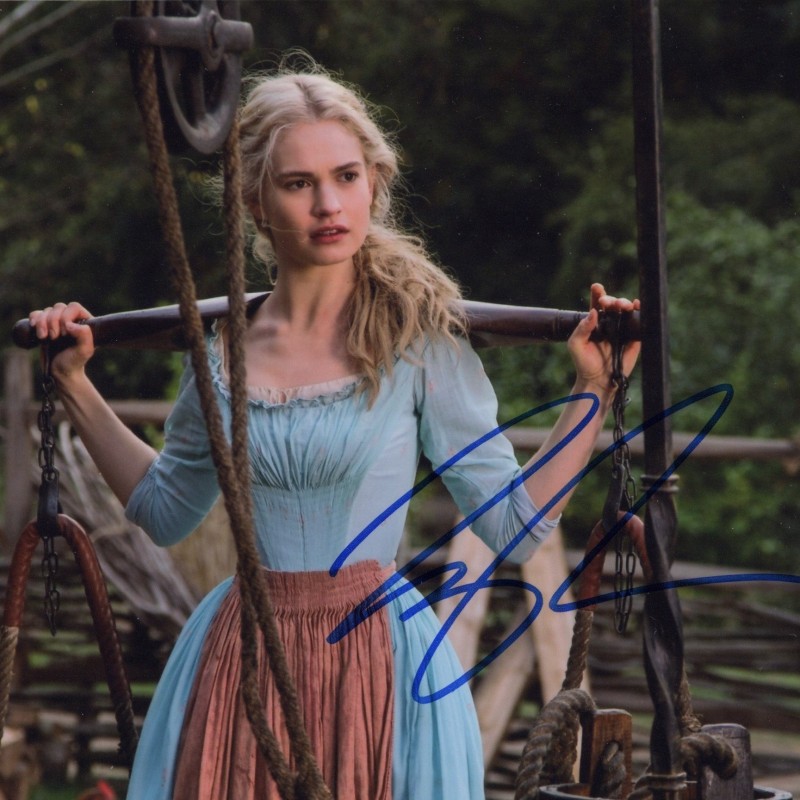 Cinderella - Photograph Signed by Lily James