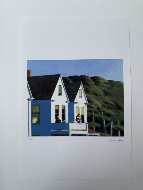 "Second Story Sunlight" by Edward Hopper - Signed 