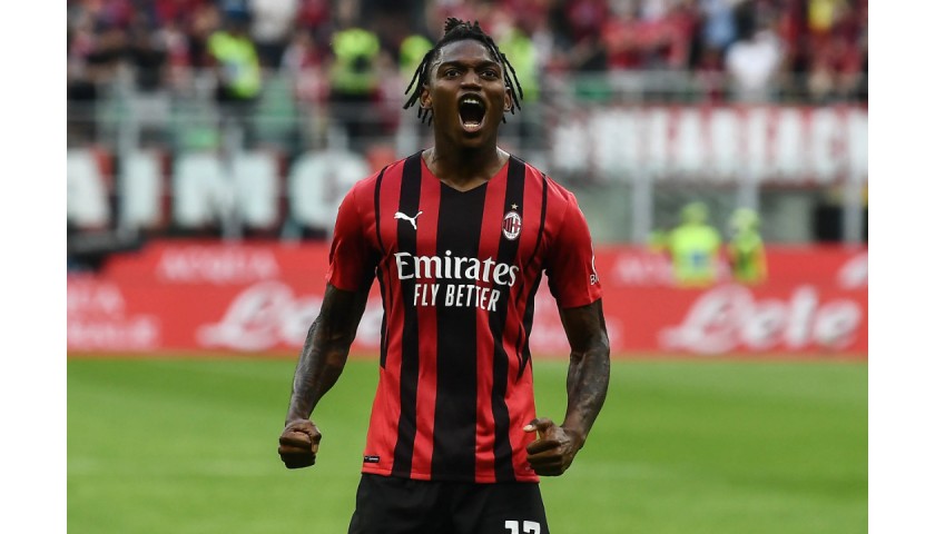 Leao's AC Milan Signed Match Shirt, 2021/22 