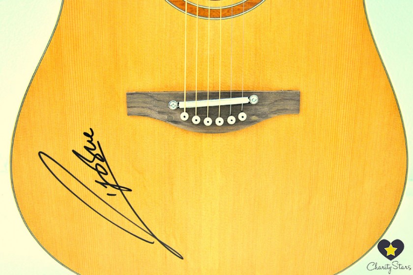 eko guitar autographed by Ligabue