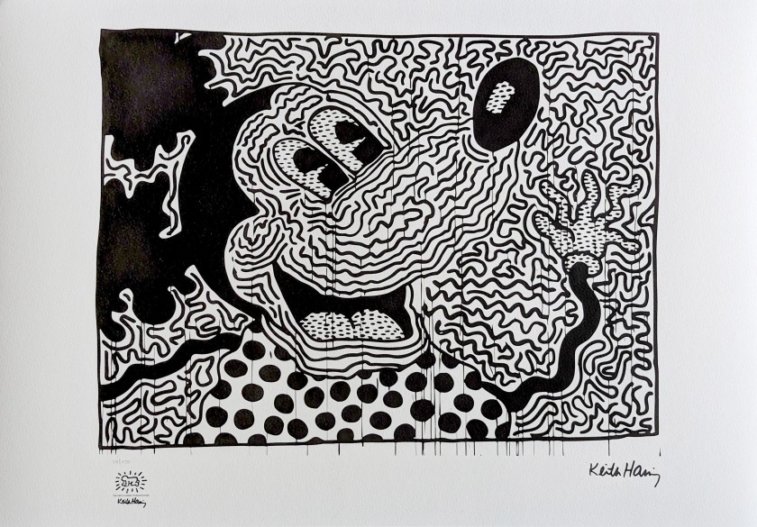 Silkscreen by Keith Haring