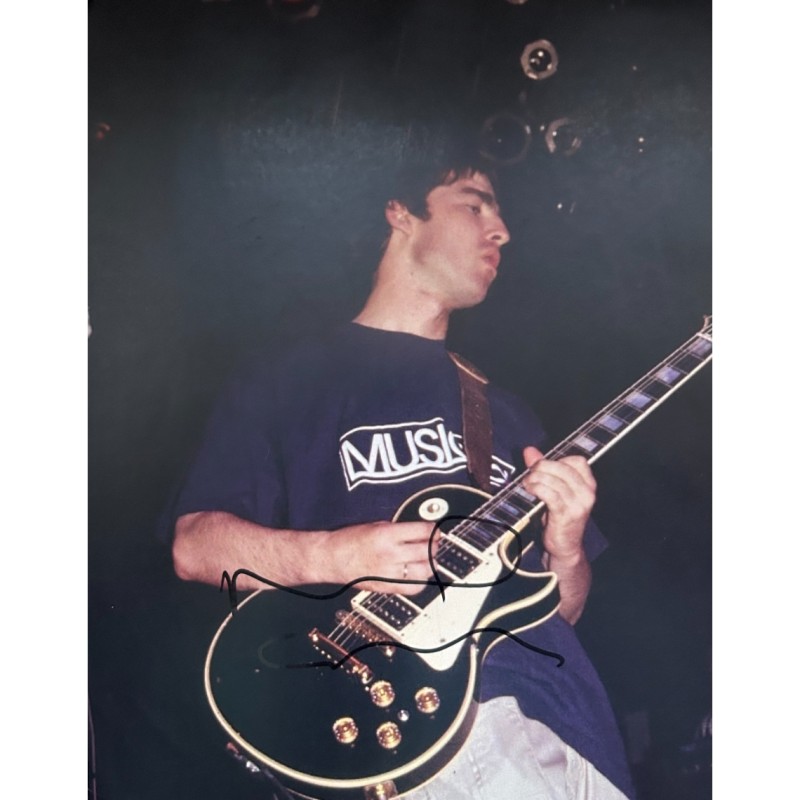 Noel Gallagher degli Oasis: fotografia firmata