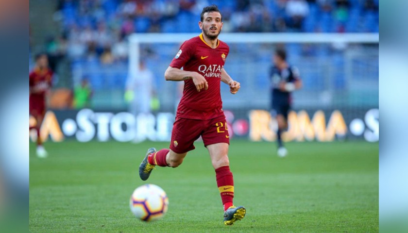 Florenzi's Roma Match-Issued Signed Shirt, 2018/19 