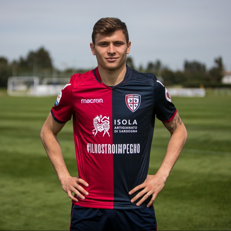 Cagliari Festive Shirt - Worn and Signed by Ceppitelli - CharityStars