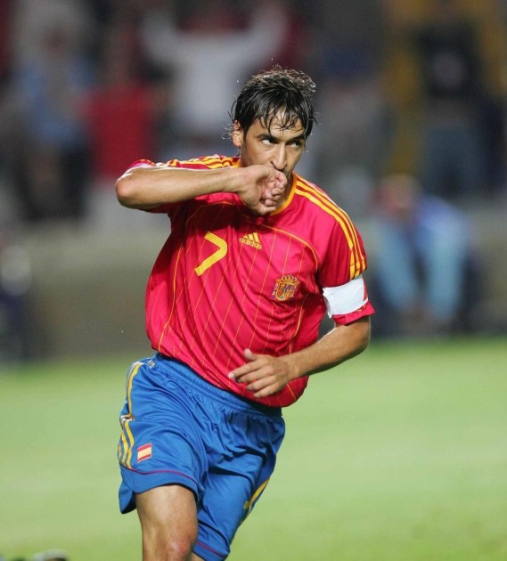 Raul Official Spain Shirt, 2006