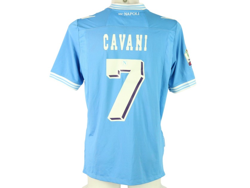 Cavani's Napoli Match Shirt, TIM Cup 2012/13