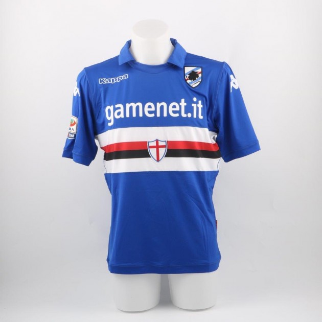 Bjarnason Sampdoria worn shirt Serie A 2013/2014