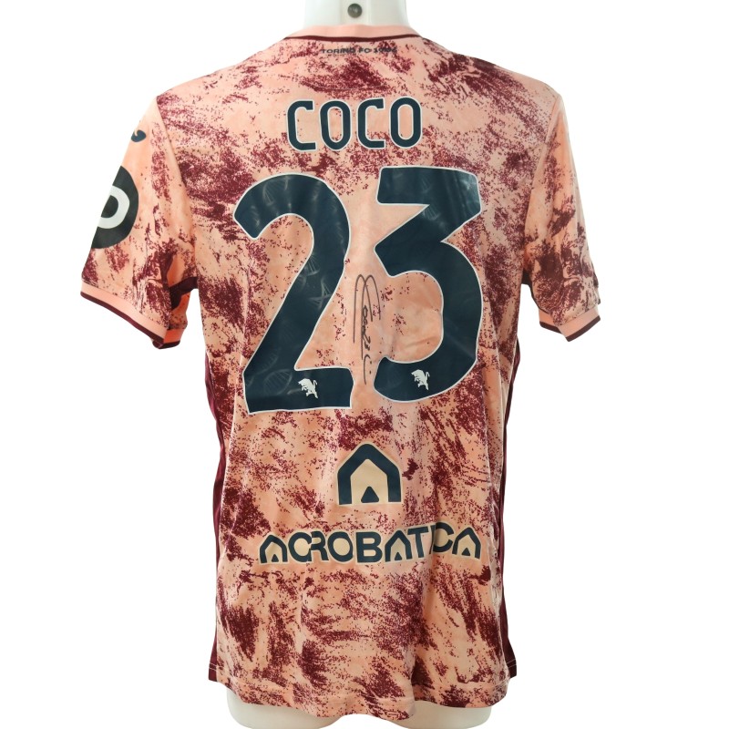 Coco's Signed Unwashed Shirt, Inter vs Torino 2024