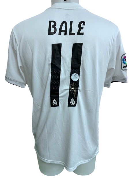 Bale's Real Madrid Signed Replica Shirt, 2018/19