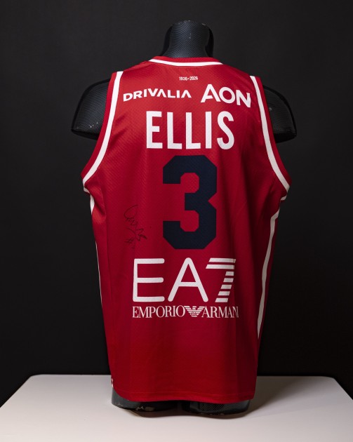 Quinn Ellis' Signed Match-Worn Jersey, Olimpia Milano vs Guerri Napoli 2026