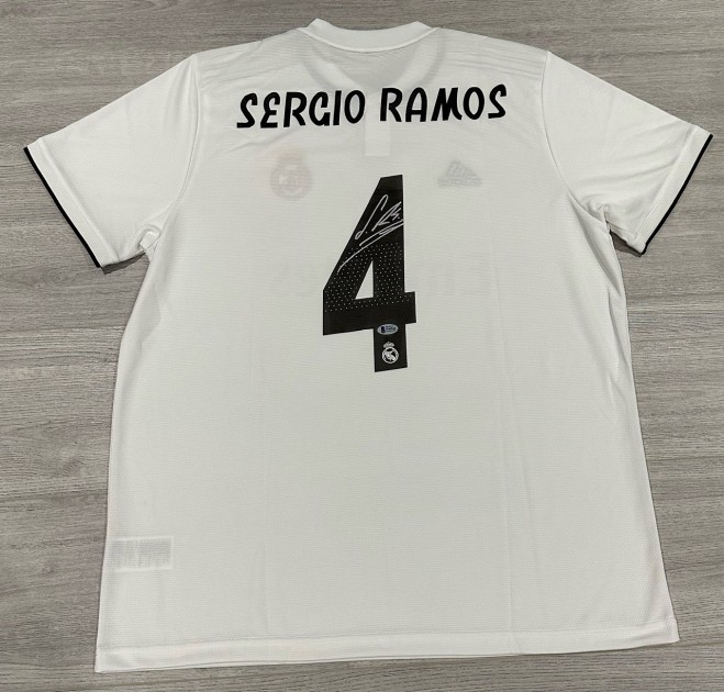 Sergio Ramos' Real Madrid Signed Shirt