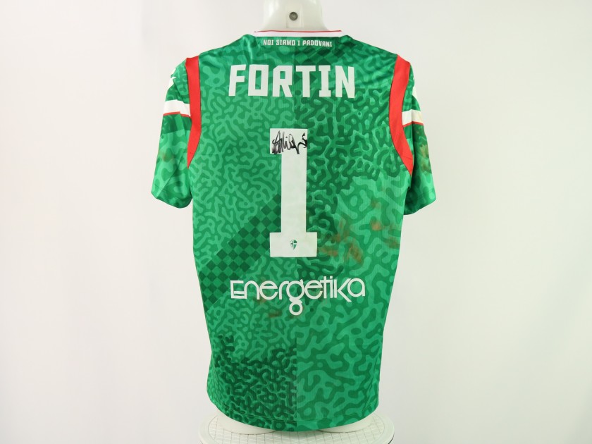 Fortin's Signed Unwashed Shirt, Lecco vs Padova 2024