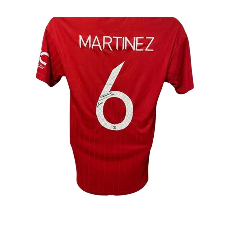 Lisandro Martínez Manchester United 2022/23 Signed Official Shirt
