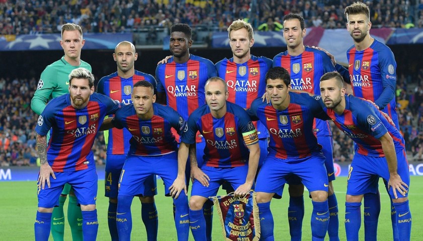 Mini-Ball FC Barcellona - Autografato dai giocatori