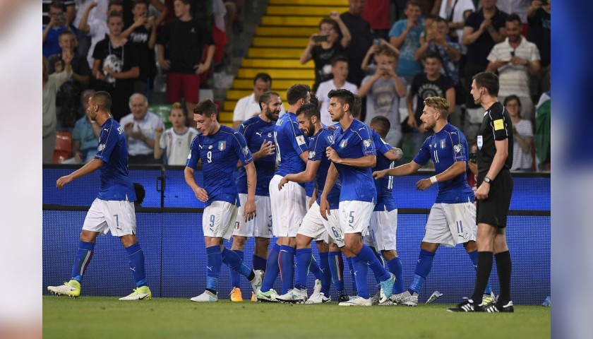 Chiellini's Match Shirt, Italy-Liechtenstein 2017