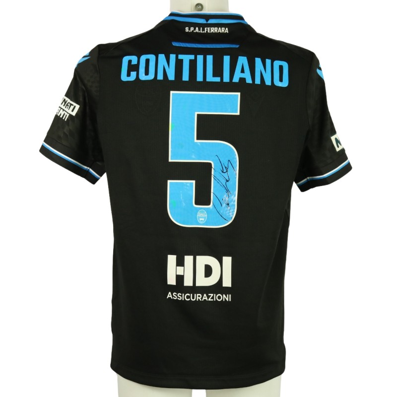 Contiliano's unwashed Signed Shirt, Pescara vs SPAL 2024 