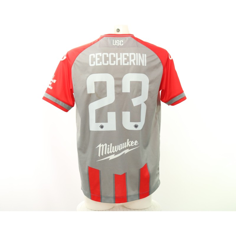 Ceccherini's Cremonese vs Brescia Unwashed Shirt, 2024