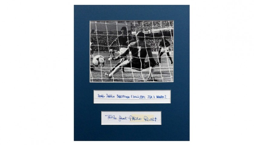 Paolo Rossi Photograph with Captions